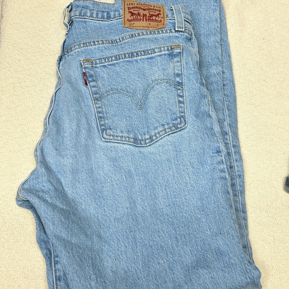 Levi's Blue Straight Jeans Classic Denim
